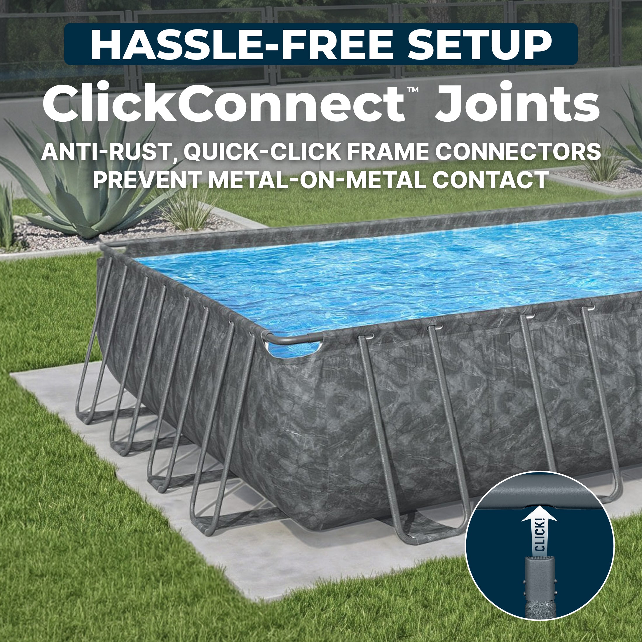 Bestway APX 365 31'4 x 16' x 52 Rectangle Above Ground Pool Set - Image 9