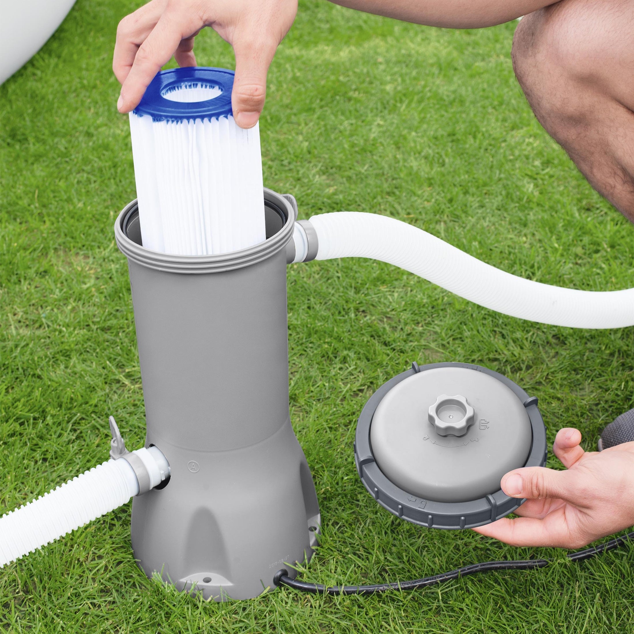 Bestway 1.000 gal. Above Ground Pool Filter Pump - Image 5
