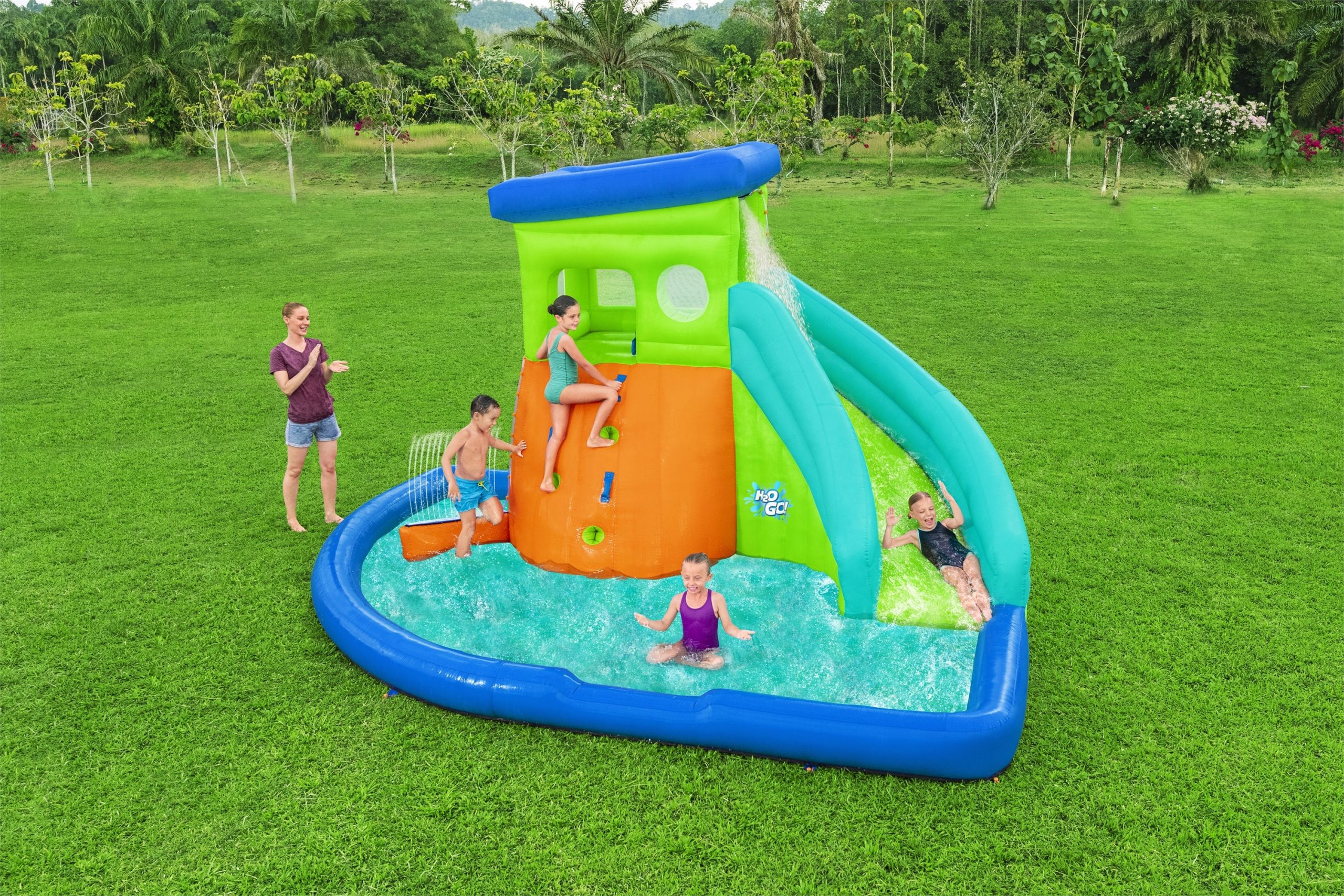 H2OGO! HydroHangout Kids Inflatable Water Park 8'5 - Image 2